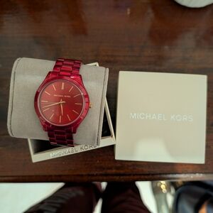 Michael Kors Red Women's Watch